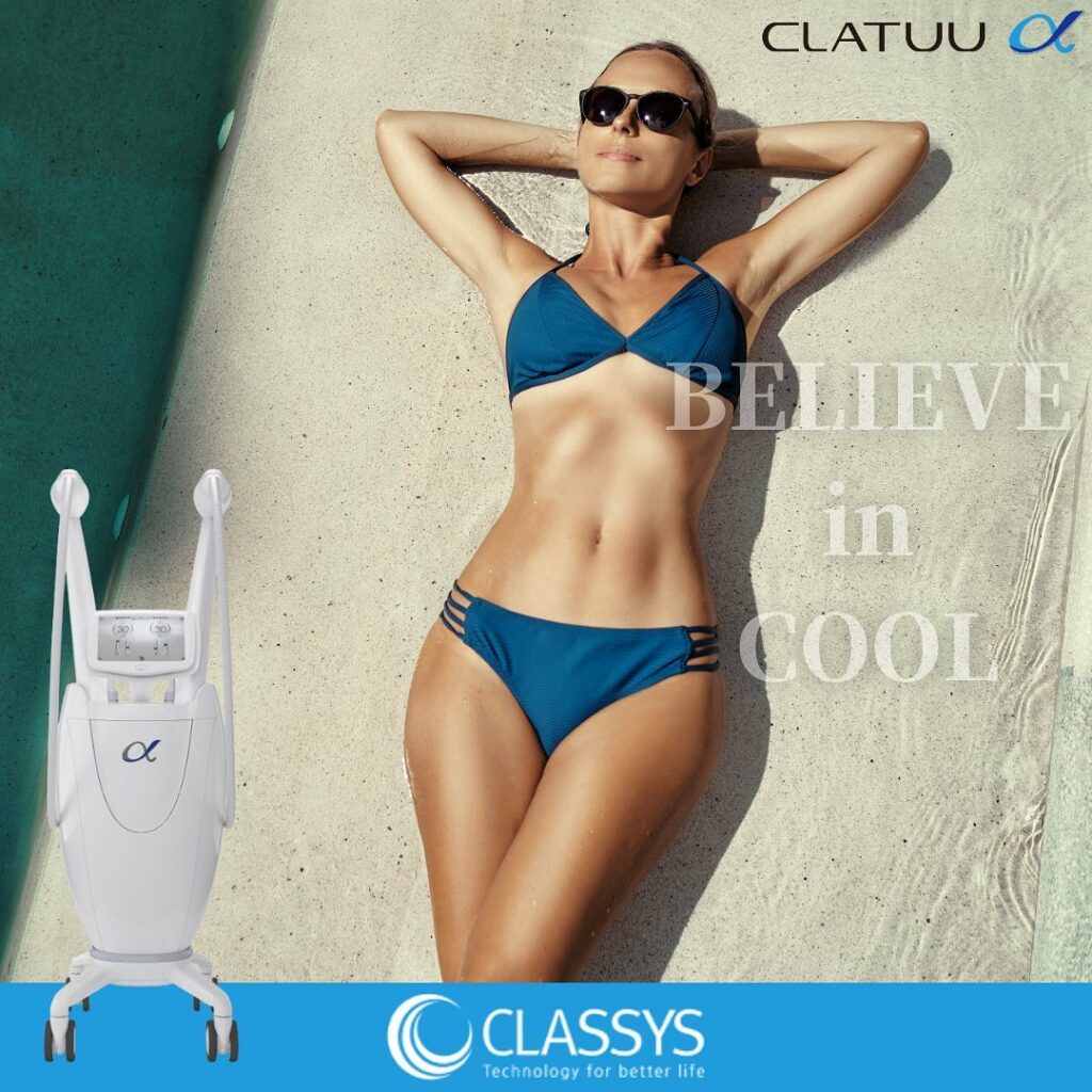 Votre Body Summer grâce à la Cryolipolyse Clatuu Alpha de Classys disponible chez Centre Koel